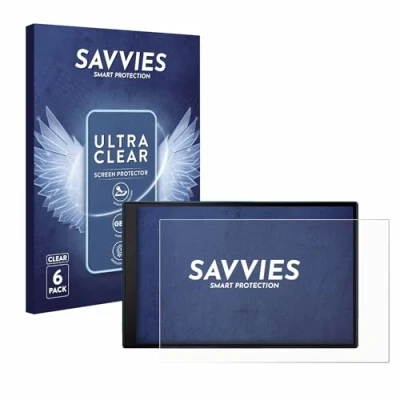 Afbeelding van Savvies Screenprotector voor Garmin DriveSmart 86 MT S Folie Beschermfolie transparant (6 Stuks)