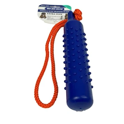 Afbeelding van Pet Store De Gorilla Tuff drijvende trainingsdummy voor werp en ophaalspelletjes op het land in water, gezonde oefening je hond, keizerblauw