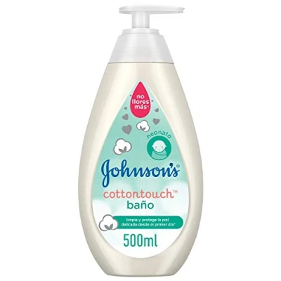 Afbeelding van Johnson&#039;s CottonTouch Verzorgingsbad voor de gevoelige huid van pasgeborenen 1 x 500 ml parent