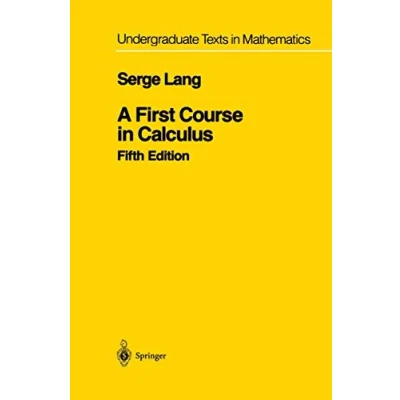 Afbeelding van A First Course in Calculus