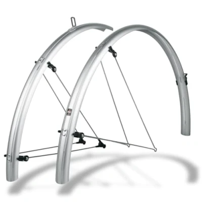 Afbeelding van SKS Kunststof 28 inch 35 mm breedte spatbordenset zilver