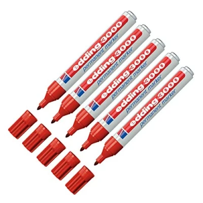 Afbeelding van Edding 3000 permanent marker, ronde punt 1,5 3 mm, navulbaar