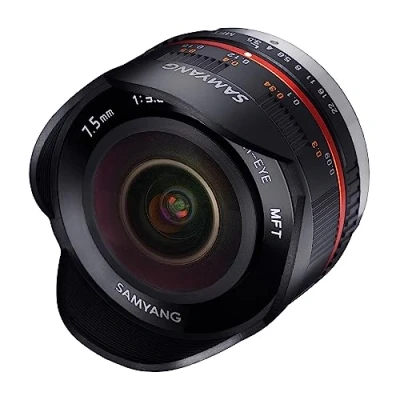 Afbeelding van Samyang 7.5mm F3.5 UMC Fisheye Prime lens geschikt voor Micro 4/3 zwart