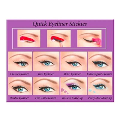 Afbeelding van Quick Eyeliner Stickies Complete make upset, 80 stuks DE3, 50 g