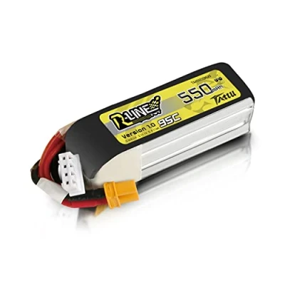 Afbeelding van Tattu 3S Lipo Accu&#039;s 550mAh 11,1V 95C accu met XT30 stekker R Line serie voor multirotor FPV van maat 100 tot 180