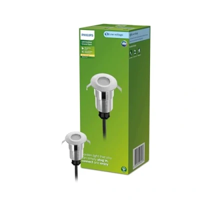 Afbeelding van Philips 8720169269279 Spore GardenLink LED vloerinbouwlamp 1 W RVS