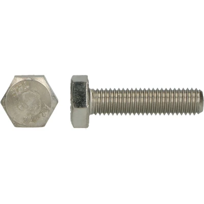 Afbeelding van Zeskanttapbout RVS A2 70 DIN 933 M6x45mm 200 stuks
