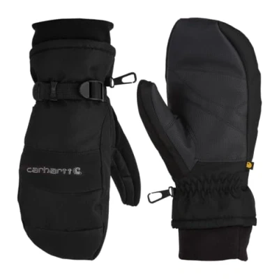 Afbeelding van Carhartt W.P. waterdichte geïsoleerde wanten voor heren, Zwart, XL