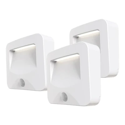 Afbeelding van Calex Spot On Buiten Wandlamp 3 Stuks Sensor Op Batterij
