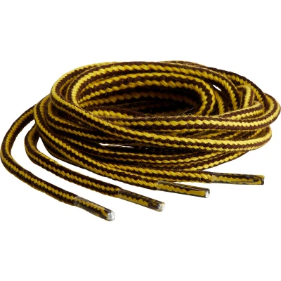 Afbeelding van Springyard Shoelaces Round 4.5 mm veters rond geel/bruin 90cm 1 paar
