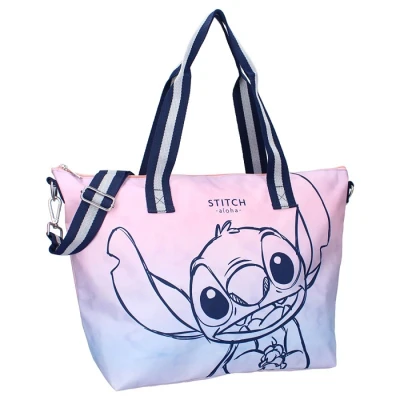 Afbeelding van Kidzroom Stitch Aloha Unisex Shopper multicoloured, Maat: One Size, Multi coloured