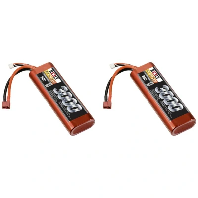 Afbeelding van Reely LiPo accupack 7.4 V 3000 mAh Aantal cellen: 2 20 C Stick hardcase T stekkersysteem stuk(s)