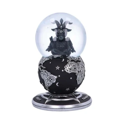 Afbeelding van Nemesis Now Beeld/figuur Baphoboo Snow Globe 18.5cm Baby Baphomet Sneeuwbol Zwart/Zilverkleurig
