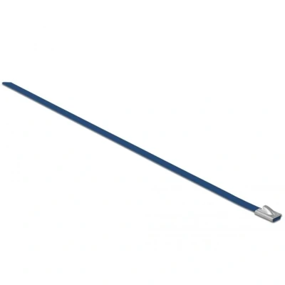 Afbeelding van Tie Wrap 200 mm Blauw Delock