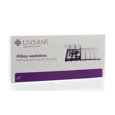 Afbeelding van Pilbox Weekdoos 7 Vaks Livsane
