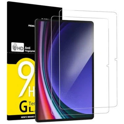 Afbeelding van NEW&#039;C 2 Stuks, Screen Protector voor Samsung Galaxy Tab S9 / FE 11 Inch Gehard Glass Schermbeschermer Film 0.33 mm ultra transparant, resistent