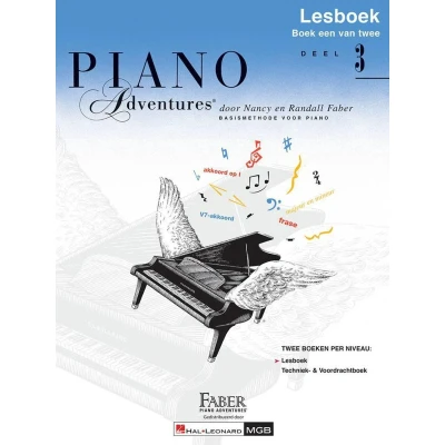 Afbeelding van Hal Leonard Piano Adventures Lesboek deel 3 pianoboek