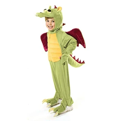 Afbeelding van Kinderen Dragon Fancy Dress Kostuum 128cm Past Leeftijd 4 5 Jaar