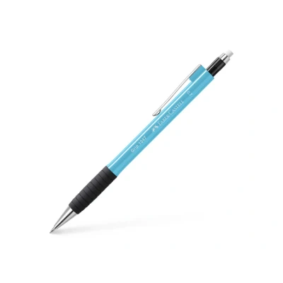 Afbeelding van 12x Vulpotlood Faber Castell Grip 1347 0,7mm licht blauw