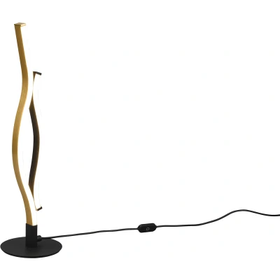 Afbeelding van Trio Tafellamp Blaze zwart met goud 541210208