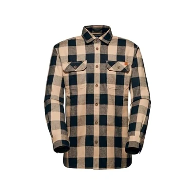 Afbeelding van Mammut Tamaro Longsleeve Overhemd, Heren, Maat: Large, Savannah black