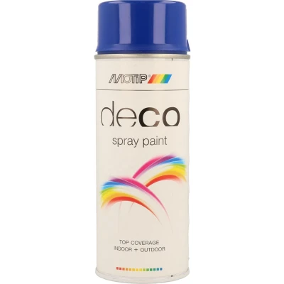 Afbeelding van Motip Lakspray Hoogglans 0,4l Ultramarijnblauw