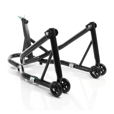 Afbeelding van XPOtool montagestandaard motorfiets stuurkop incl. 5 adapters 13 18 mm stuurkopstandaard voorwiel