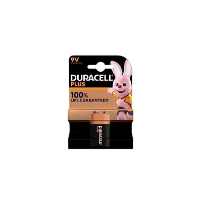 Afbeelding van 1 x Duracell 9 V plus (1 blister met batterij) batterij (6LR61/MN1604)