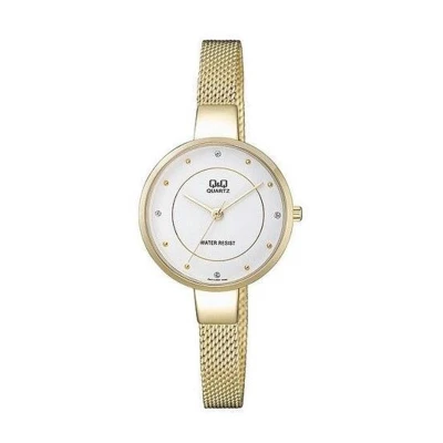 Afbeelding van Prachtige horloge van het merk Q&amp;Q Goudkleurig QA17J001Y