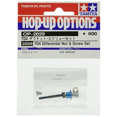 Afbeelding van TAMIYA 22029 TD4 kogeldifferentieel instelset (2) RC modelbouw, tuning deel, op afstand bestuurd voertuig, bouwpakket