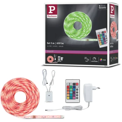 Afbeelding van Paulmann SimpLED stripeset 5 m 20 W RGB gecoat Led strip