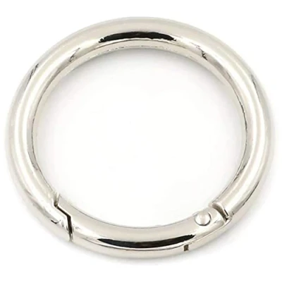 Afbeelding van Anjing 2 Stks Lente Gate O Ring Ronde Karabijnhaak Snap Clip Trigger Sleutelhanger Gesp