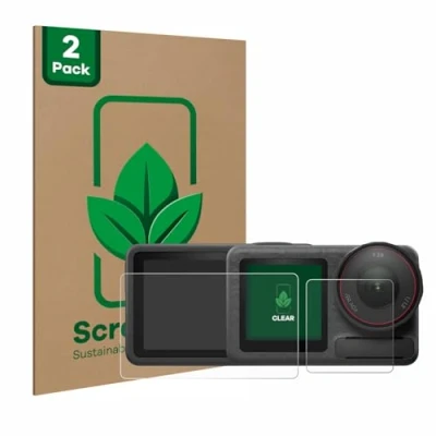 Afbeelding van ScreenLeaf Screenprotector voor DJI Osmo Action 5 Pro Duurzame schermbescherming Folie Beschermfolie transparant (2 Stuks)