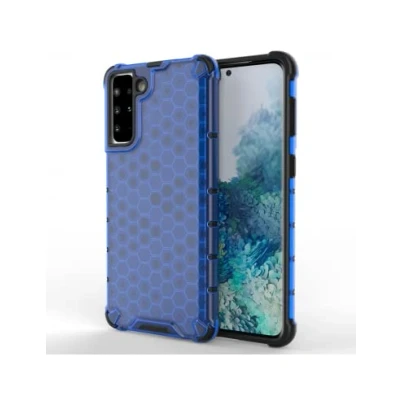 Afbeelding van Honingraat gepantserde case met gelframe voor Samsung Galaxy S22+ (S22 Plus) blauw