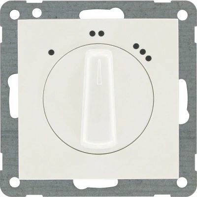 Afbeelding van KOPP 3 Standen Schakelaar/Ventilatorschakelaar Athenis HK07 Inbouw Helder Glans Wit