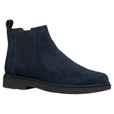 Afbeelding van Geox U Spherica Korte laarzen, Heren, Maat: 42, Navy Leer en textiel