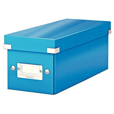 Afbeelding van Leitz CD Opbergdoos, klik en bewaarassortiment, 60410036, blauw