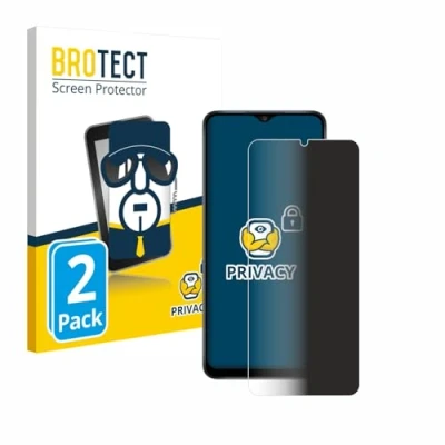 Afbeelding van BROTECT privacy screenprotector voor Samsung Galaxy A12 Folie Beschermfolie Blauwlichtfilter (2 Stuks)