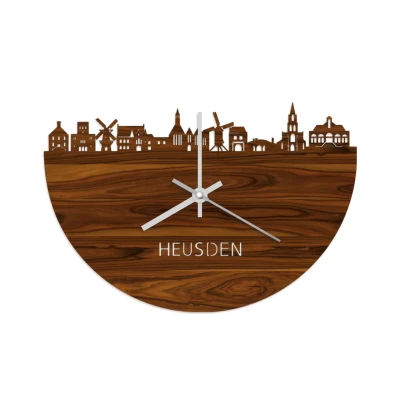 Afbeelding van Skyline Klok Heusden Palissander