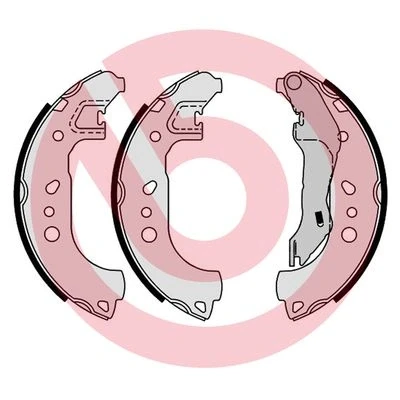 Afbeelding van Brembo Remschoen set S 85 543