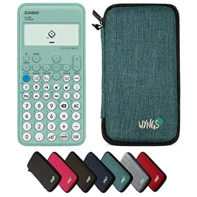 Afbeelding van CALCUSO Basispakket turkoois met Rekenmachine Casio FX 92 College ClassWiz