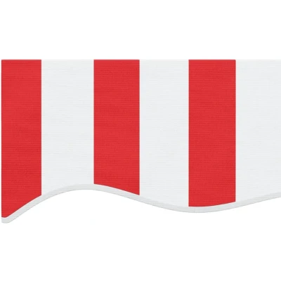 Afbeelding van Vervangingsdoek voor luifel gestreept 4,5x3,5 m rood en wit