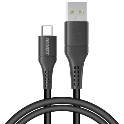 Afbeelding van USB C naar kabel 1 Meter van Accezz / Zwart