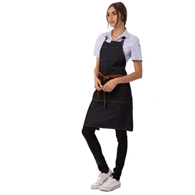 Afbeelding van Chef Works Urban Memphis kort schort indigo