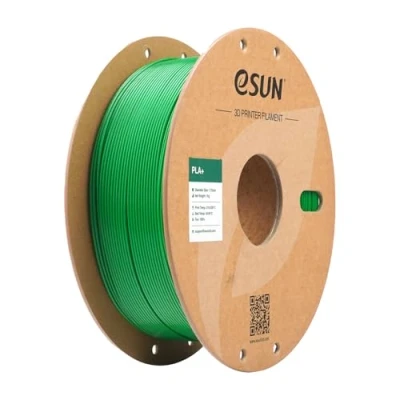 Afbeelding van eSUN High Speed PLA filament 1,75 mm, PLA+3D printer filament, maatnauwkeurigheid +/ 0,05 1 kg (2,2 lb) spoel 3D printing (Grasgroen, 1KG)