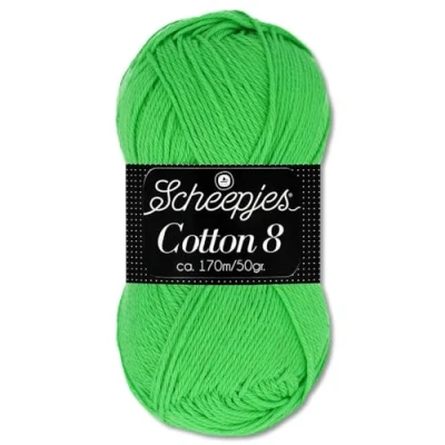 Afbeelding van Frida&#039;s Wollhaus Scheepjes Amigurumi Breigaren, 50 g, katoen, 8, 100% breien, haken, wol, 48 kleuren (517, groen)