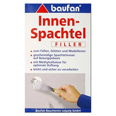Afbeelding van Baufan binnenspatel, op natuurgipsbasis, 1 kg