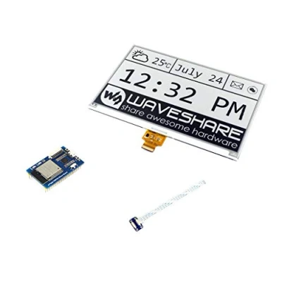 Afbeelding van Waveshare E Paper Display HAT Module 800 x 480 Ink Electronic Screen voor Raspberry Pi/Jetson Nano SPI Interface met ESP32 Driver Board (WiFi/Bluetooth)