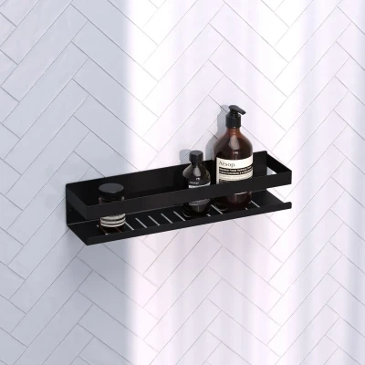 Afbeelding van Brauer Black Edition doucherek 40cm mat zwart