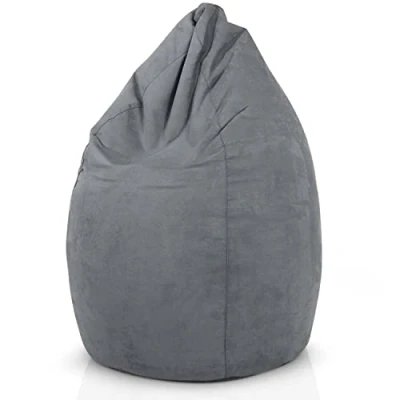 Afbeelding van Green Bean © DROP Beanbag 60x60x90 cm TÜV gekeurd 220Liter EPS kraalvulling Indoor Blauw